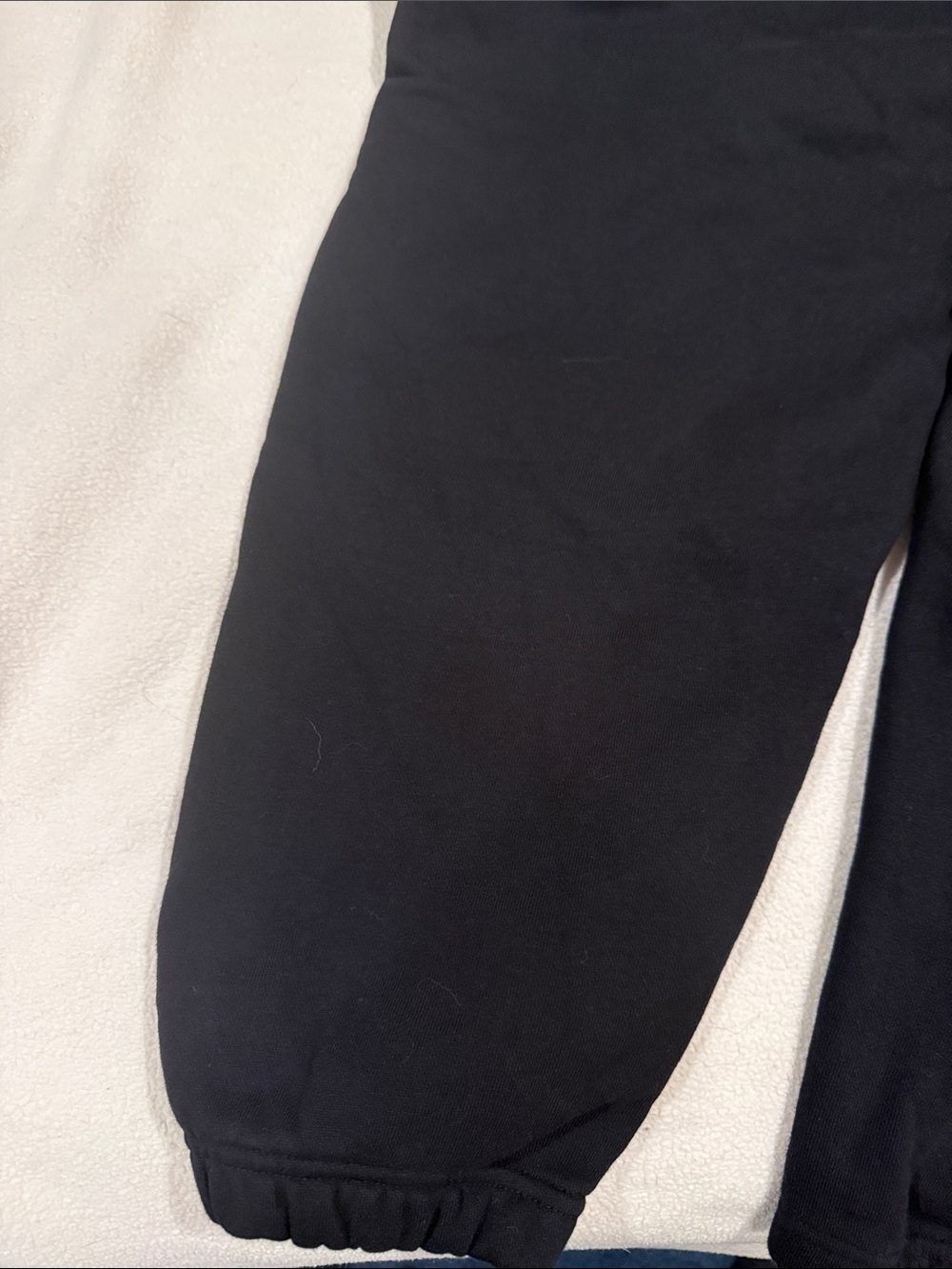 Nike Black Sweatpants with White Swoosh - Picture 5 of 6